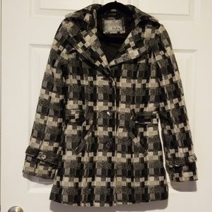 Daytrip wool trench, cute back, lined, S